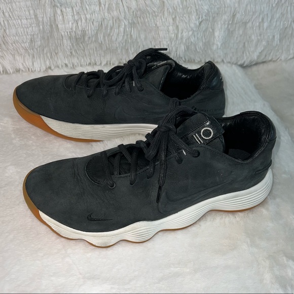 Nike Hyperdunk 2017 Limited Edition Low Premium Black leather & Gum Mens Size 8 - Picture 7 of 9